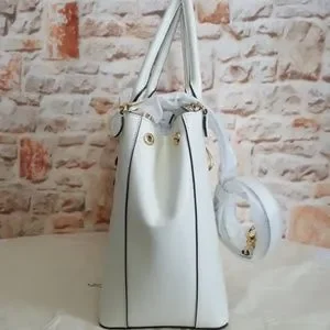 LAUREN RALPH LAUREN Bennington Double Zip Leather Satchel